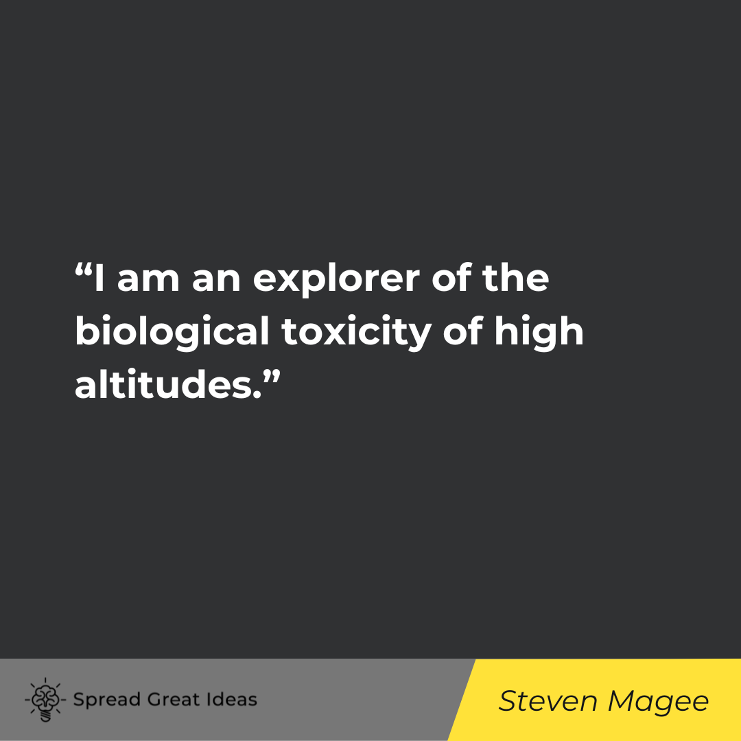 Steven Magee Quote on Explorer