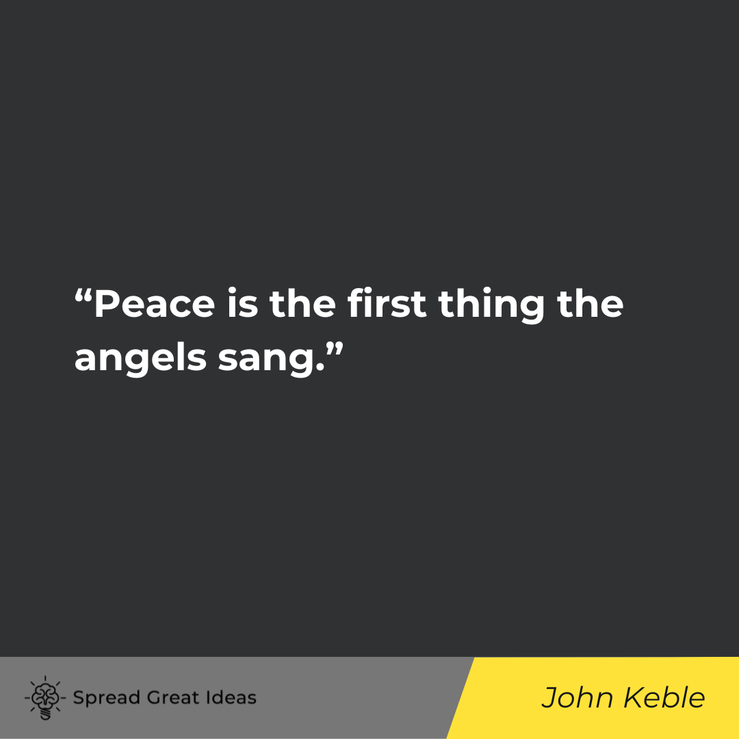 John Keble on Peace Quotes
