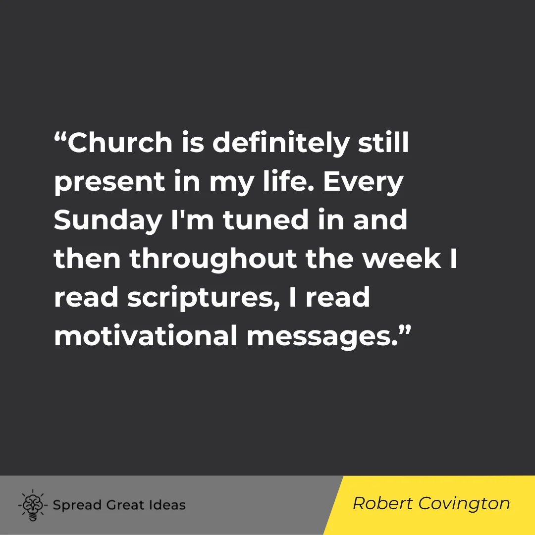 Robert Covington on Sunday Quotes