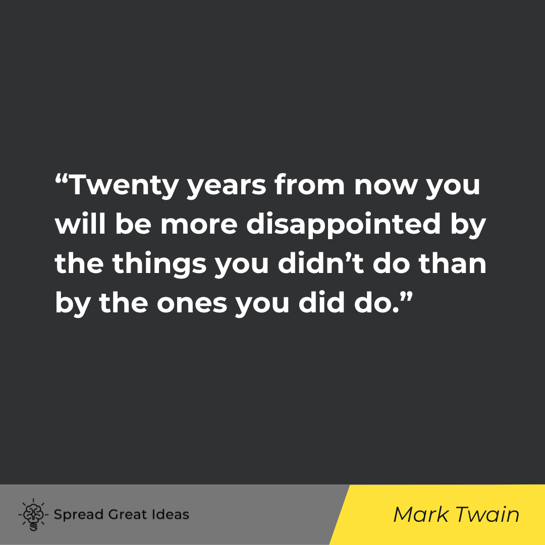 Mark Twain on living life quotes