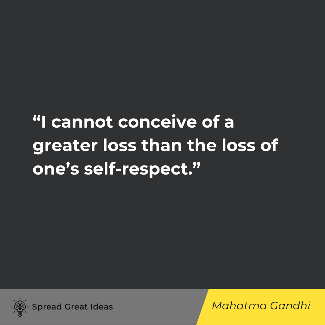 Mahatma Gandhi on Respect Quotes