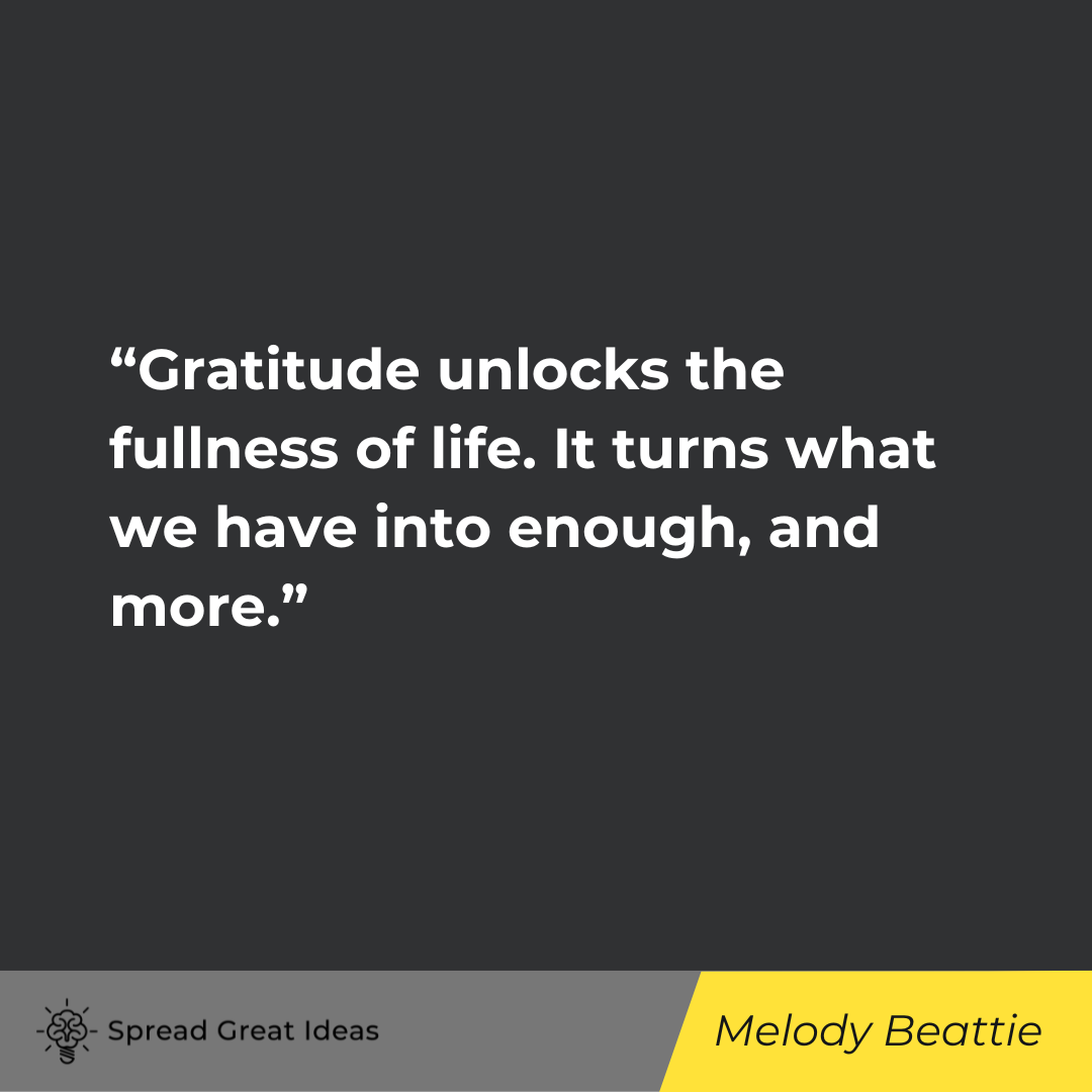 Melody Beattie on Blessings Quotes