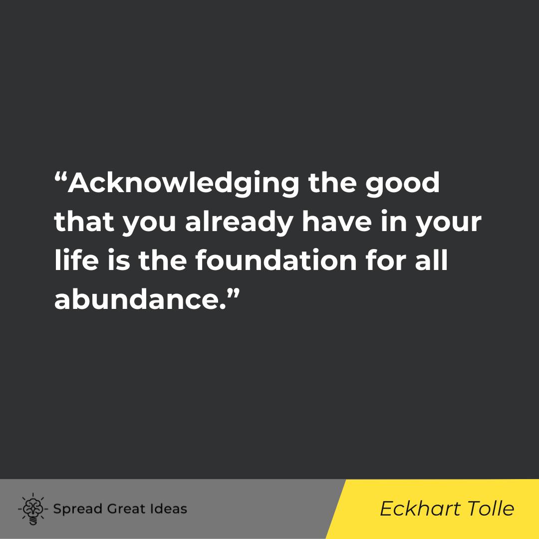 Eckhart Tolle on Blessings Quotes