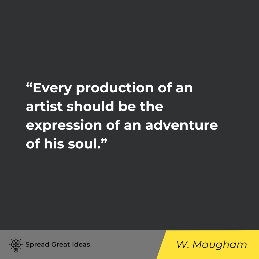 W. Somerset Maugham on Adventure Quotes