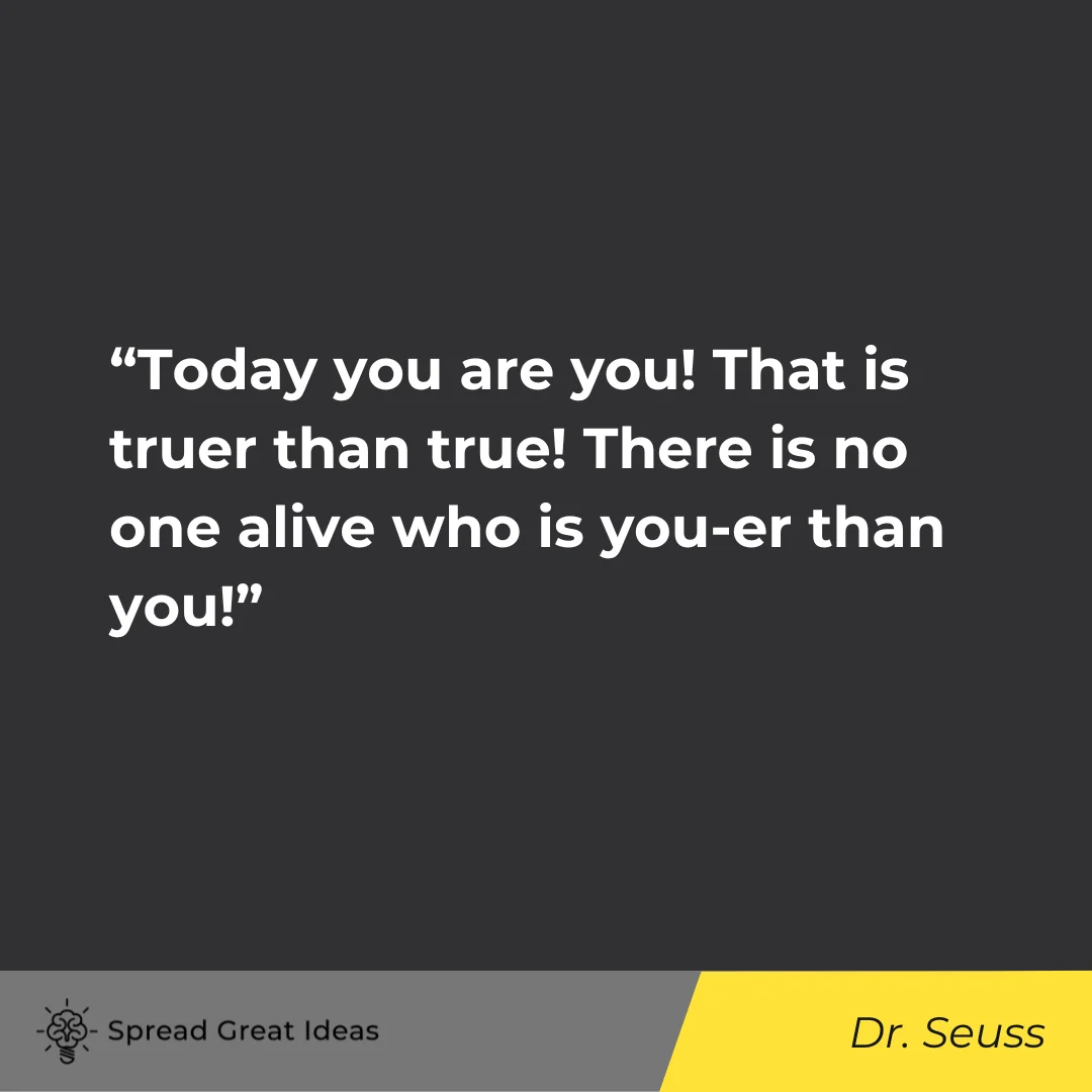 Dr. Seuss Quote on Stay In Your Lane