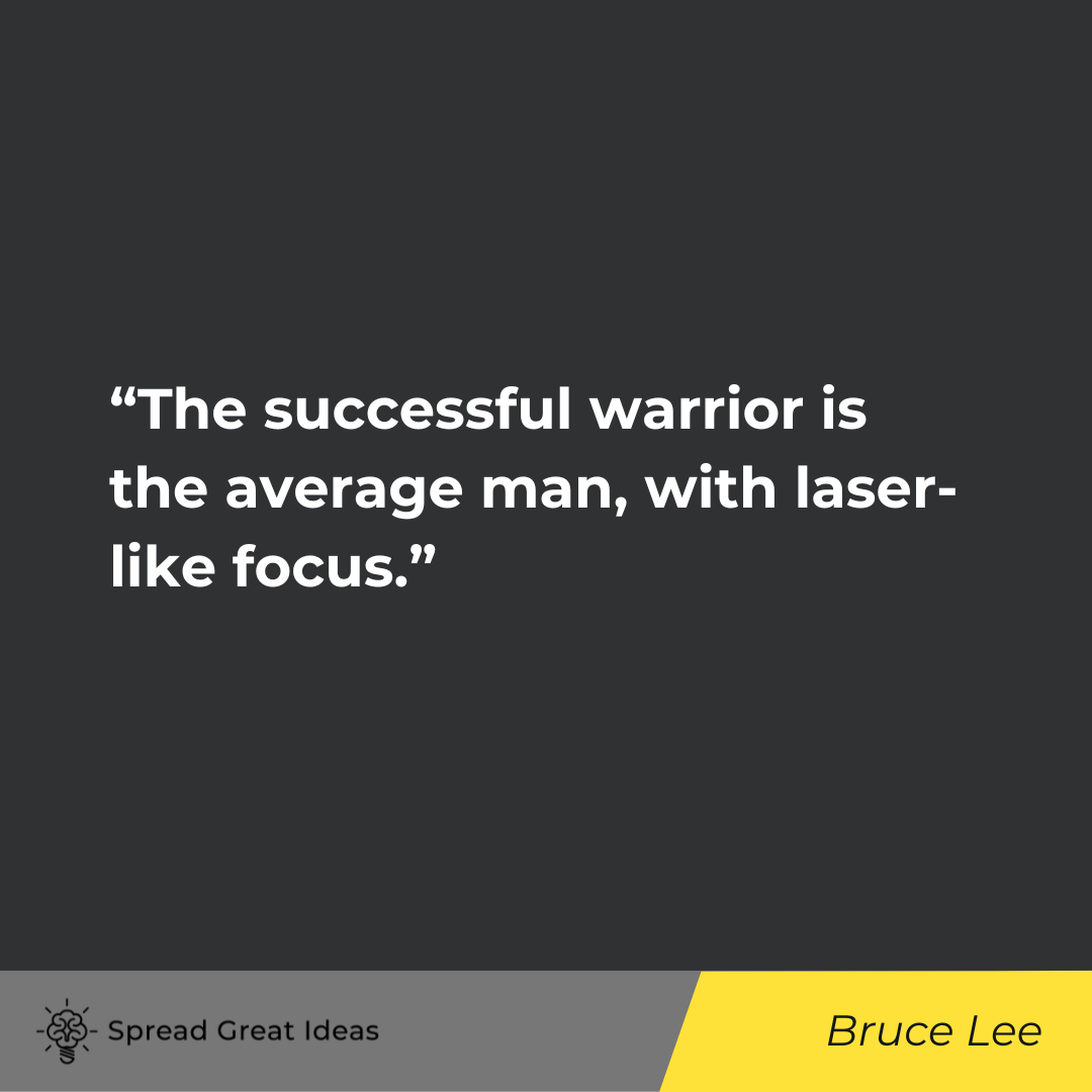 Bruce Lee on Consistency Quotes