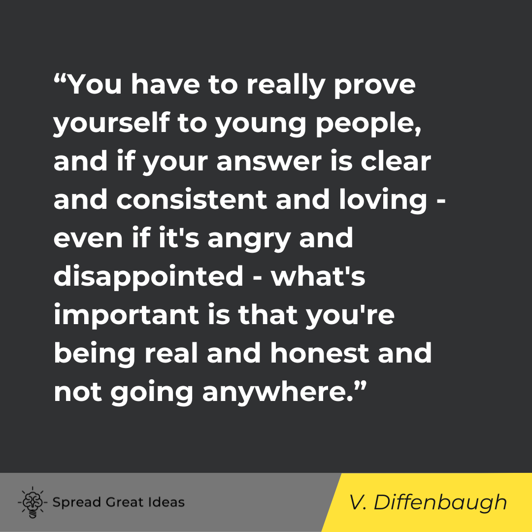 Vanessa Diffenbaugh on Being Real Quotes