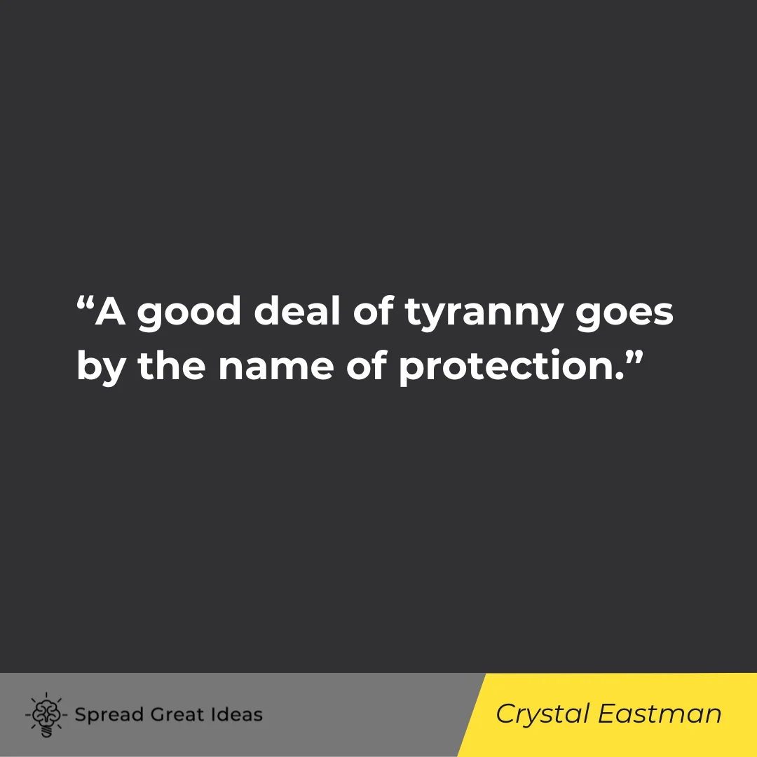 Crystal Eastman on Protective Quotes