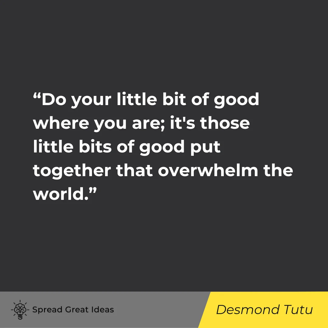 Desmond Tutu on Kindness Quotes