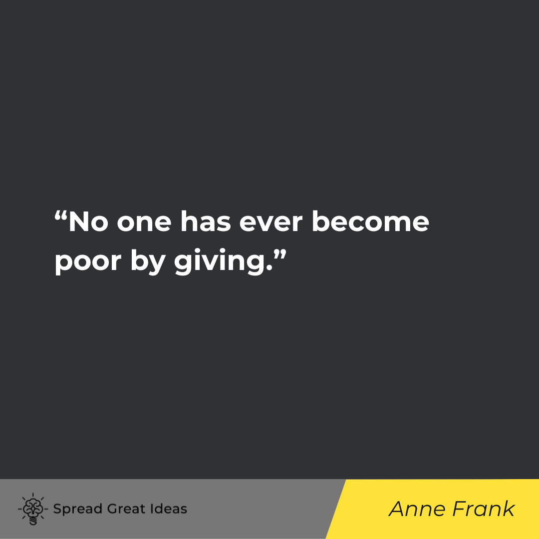 Anne Frank on Kindness Quotes
