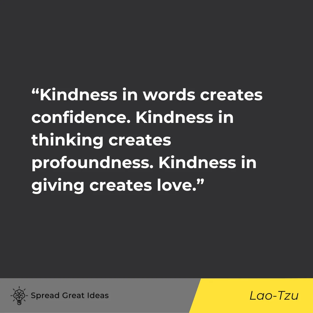 Lao-Tzu on Kindness Quotes