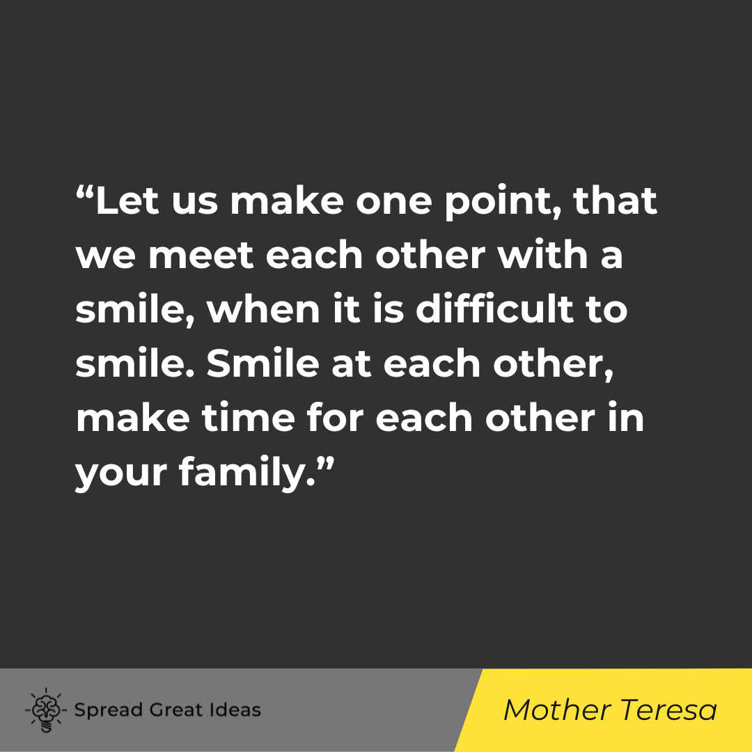 Mother Teresa on Kindness Quotes