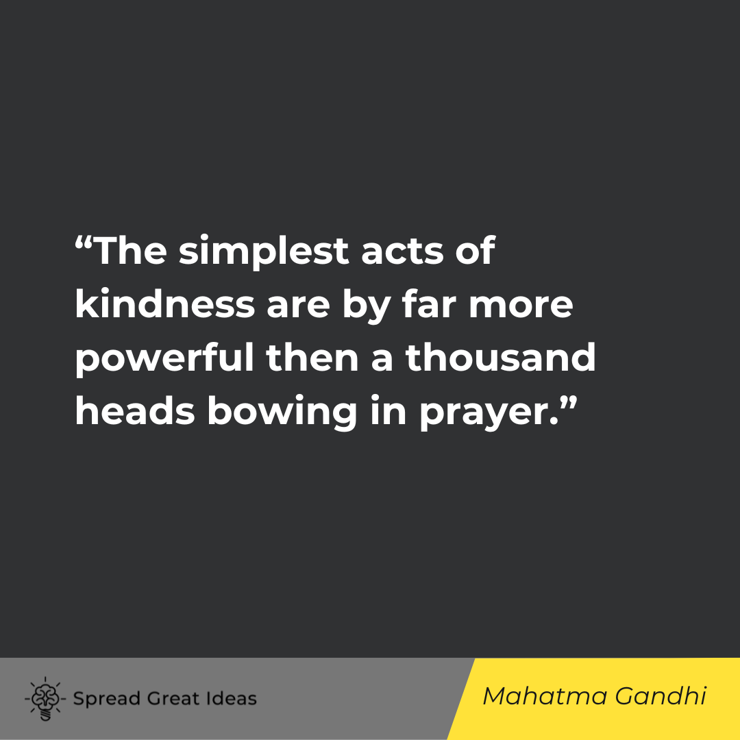 Mahatma Gandhi on Kindness Quotes