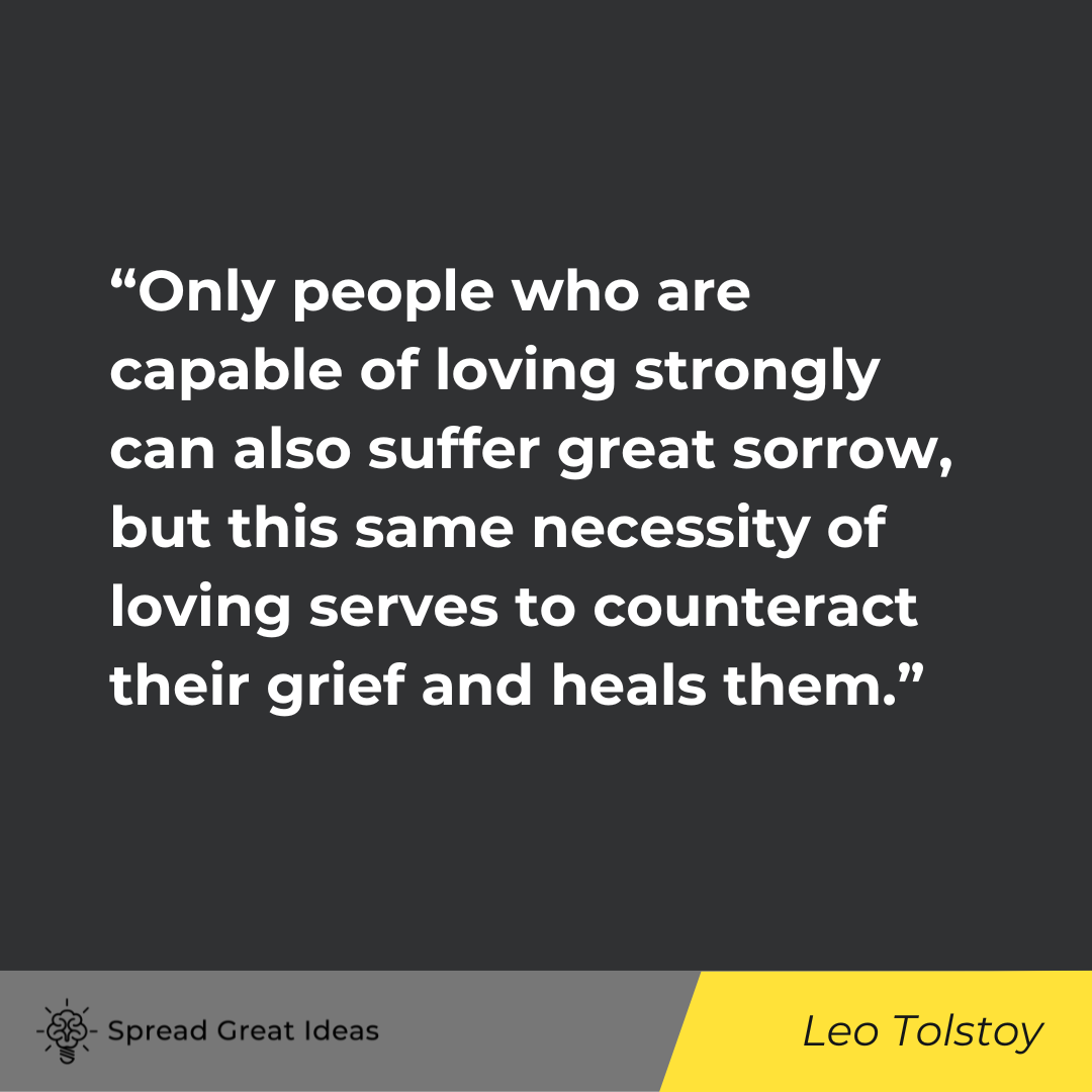 Leo Tolstoy on Grief Quotes