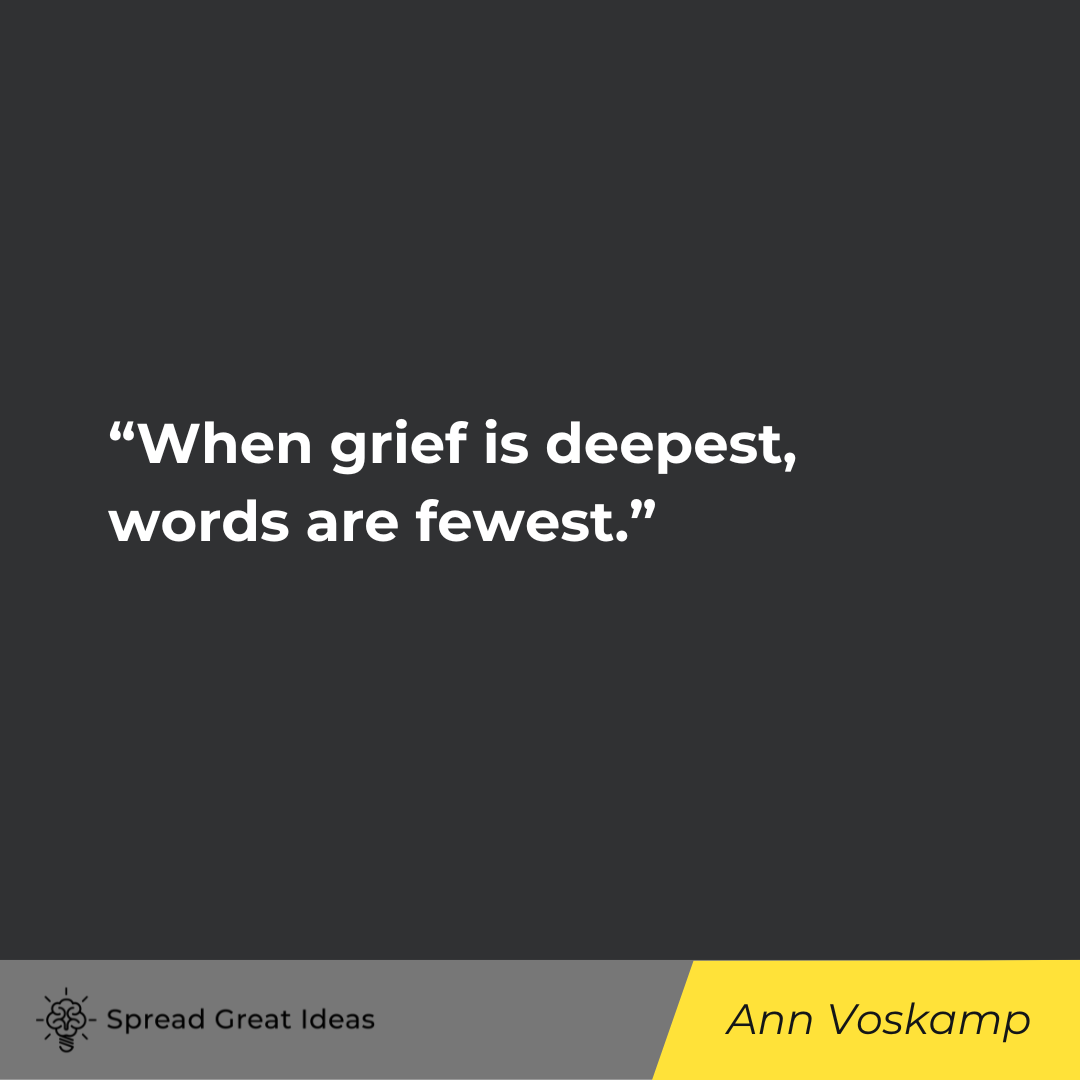 Ann Voskamp on Grief Quotes