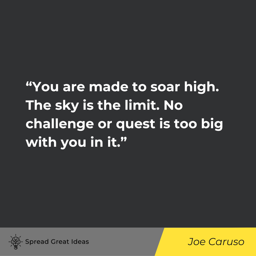 Joe Caruso on affirmation quotes