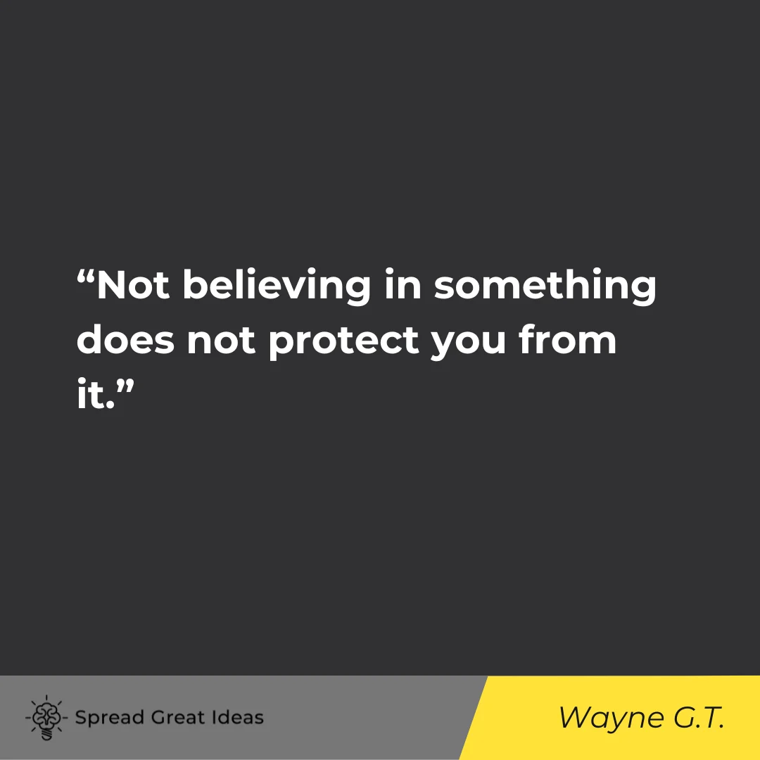 Wayne Gerard Trotman on Protective Quotes