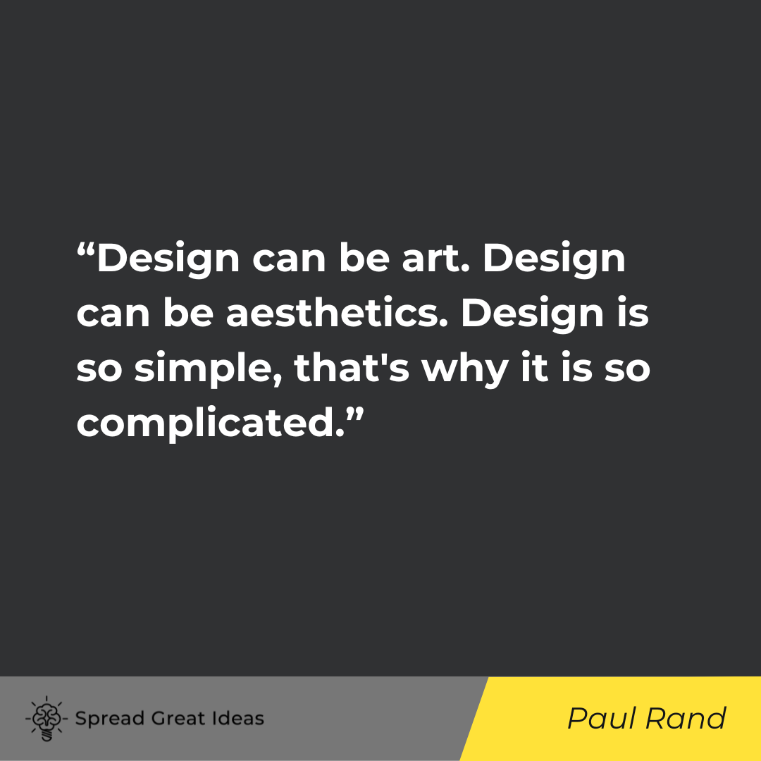 Paul Rand on Design Quotes