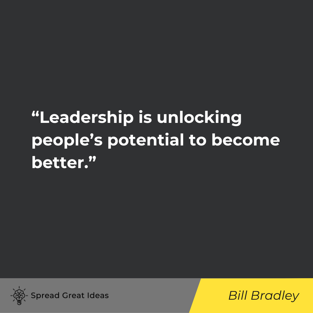 Bill Bradley on Leadership Quotes