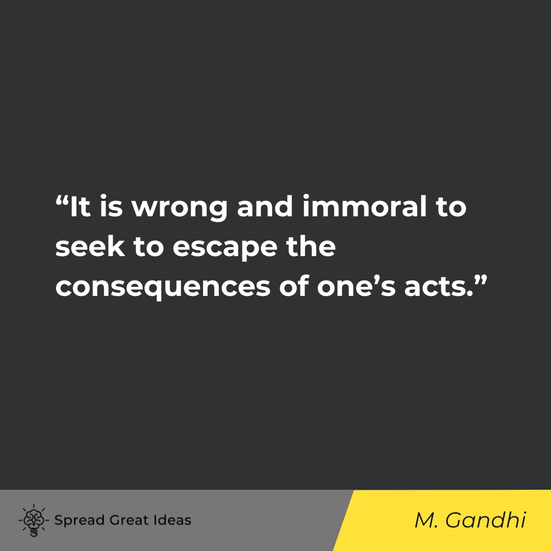 Mahatma Gandhi on Accountability Quotes