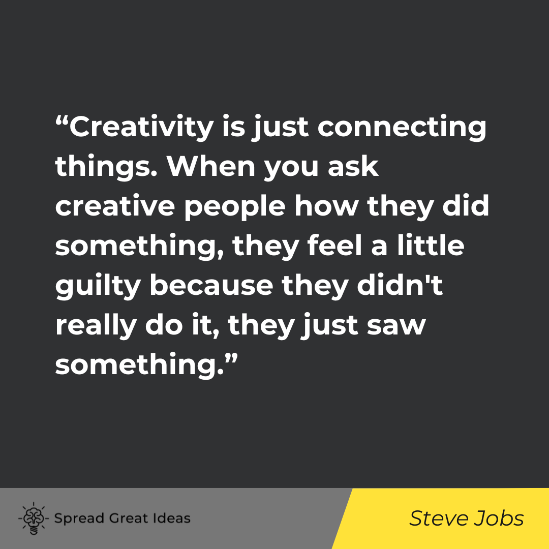 Steve Jobs on Creativity Quotes
