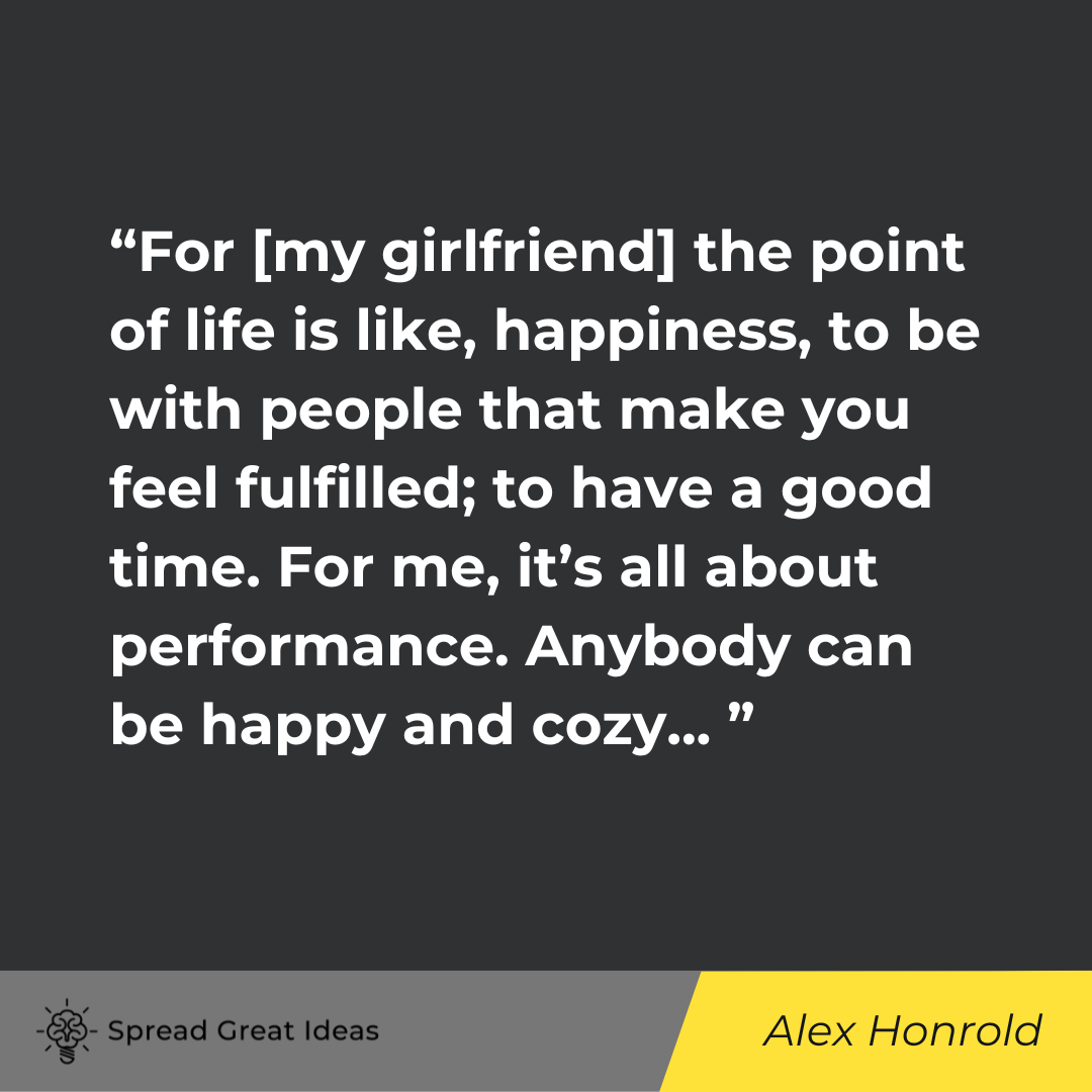 Alex Honrold on Warrior Mindset Quotes