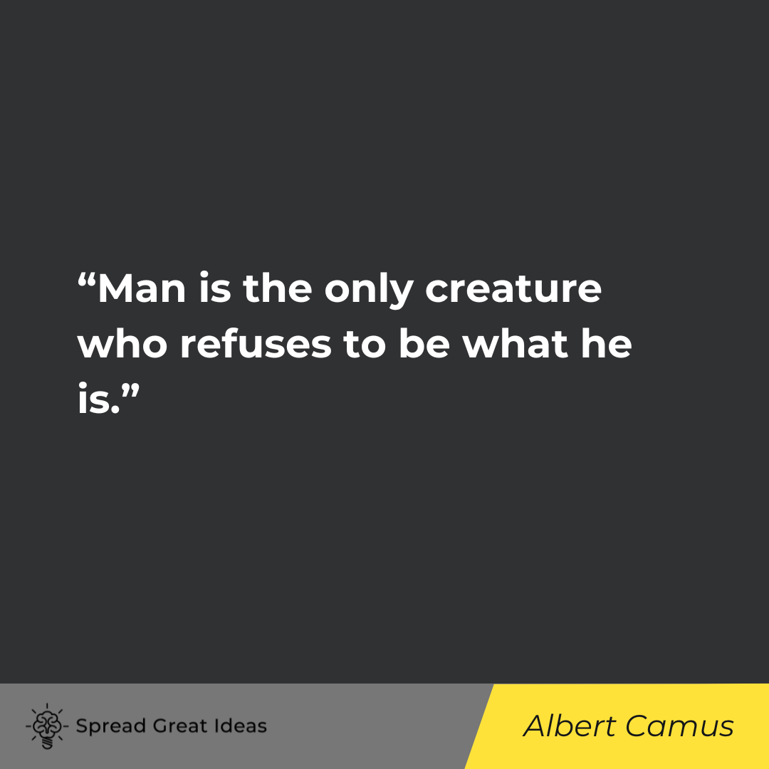 Albert Camus on Human Nature Quotes