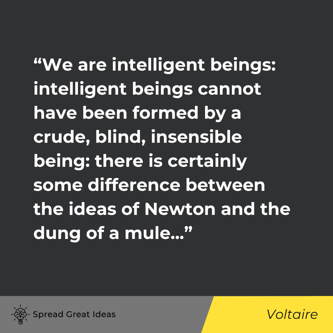 Voltaire on Human Nature Quotes