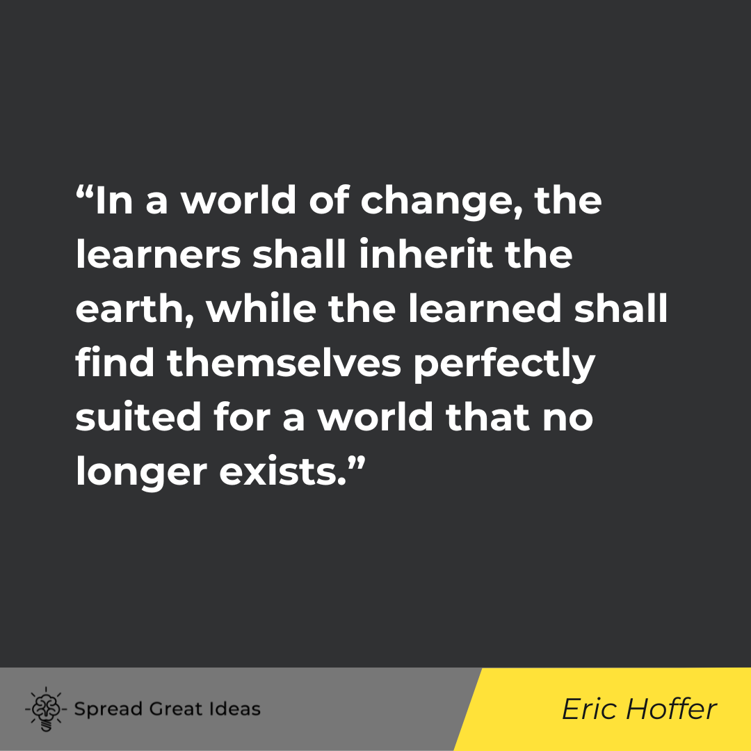 Eric Hoffer on Future Quotes