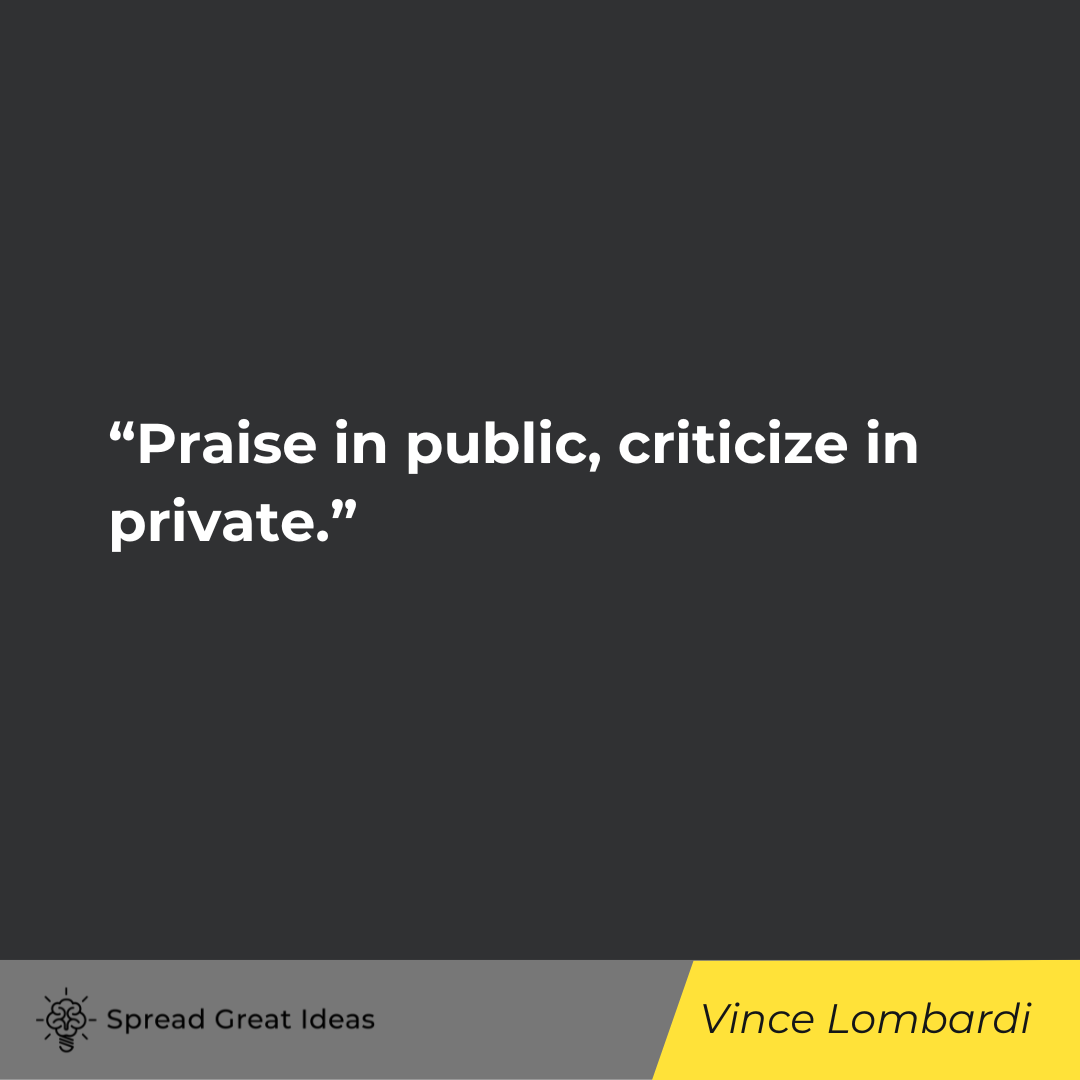 Vince Lombardi on Leadership Quotes