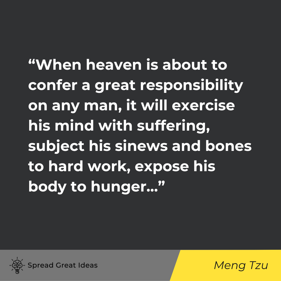 Meng Tzu on Warrior Mindset Quotes