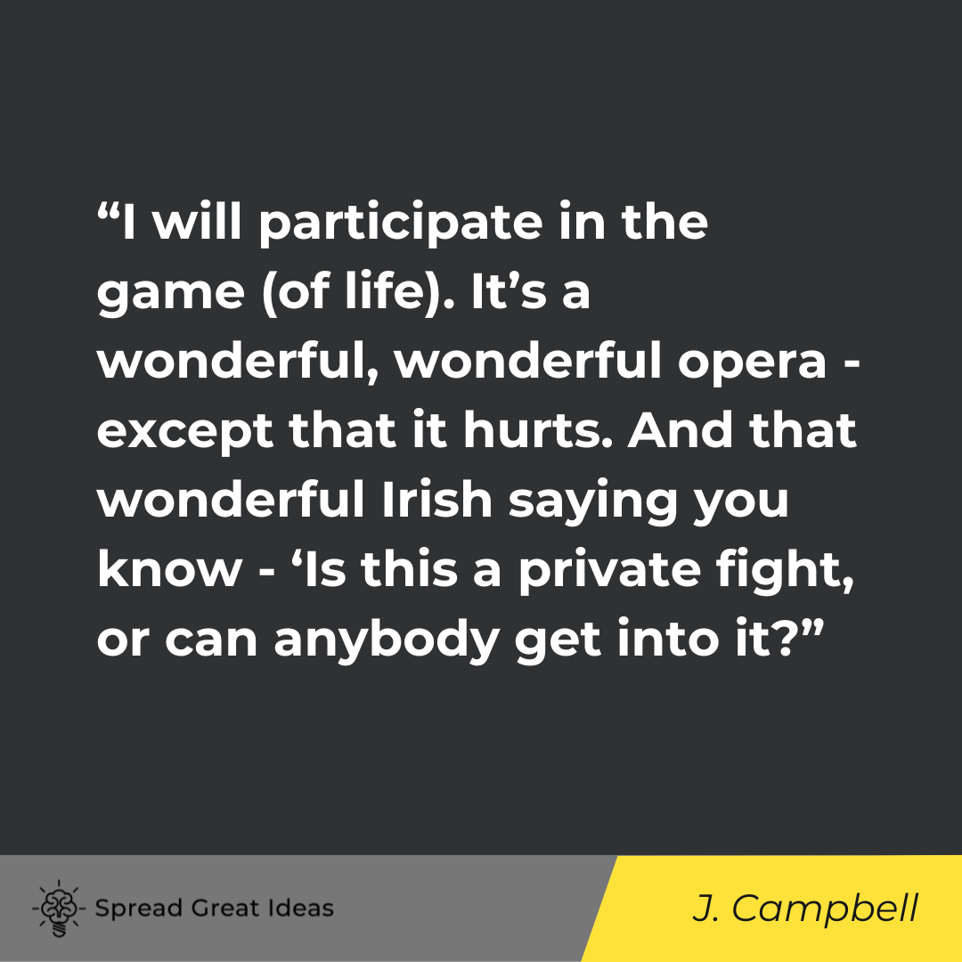 Joseph Campbell on Warrior Mindset Quotes