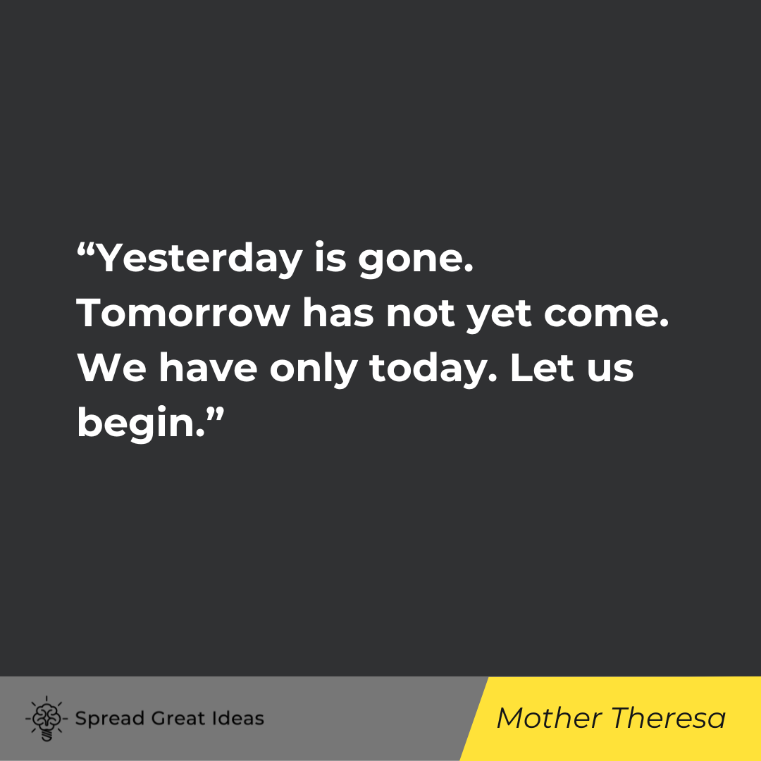 Mother Theresa on Future Quotes