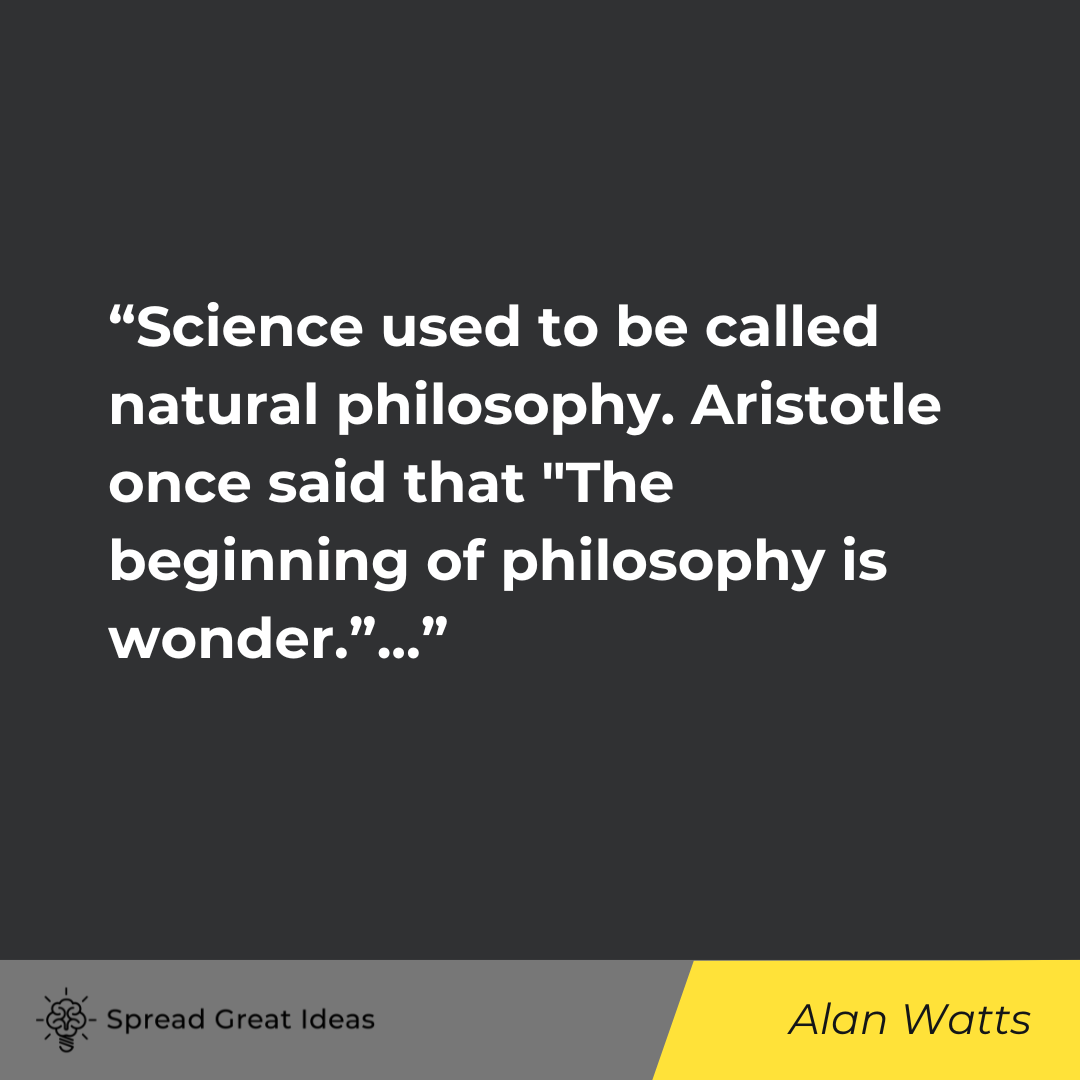Alan Watts on Wisdom & Philosophy Quotes