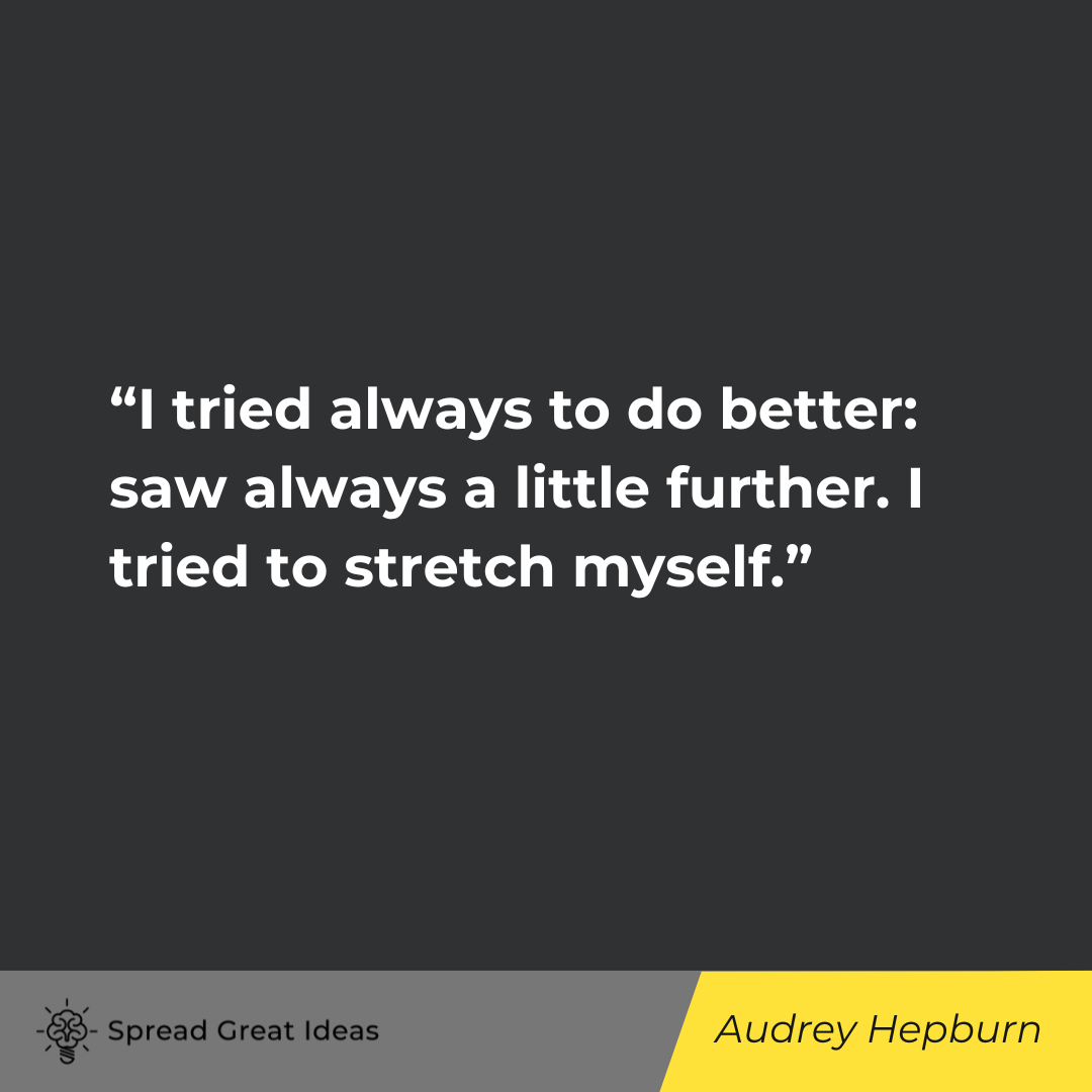 Audrey Hepburn on Doing Your Best Quotes