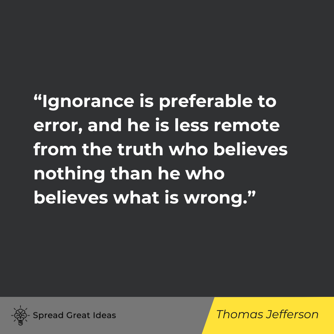 Thomas Jefferson on Doing Your Best Quotes