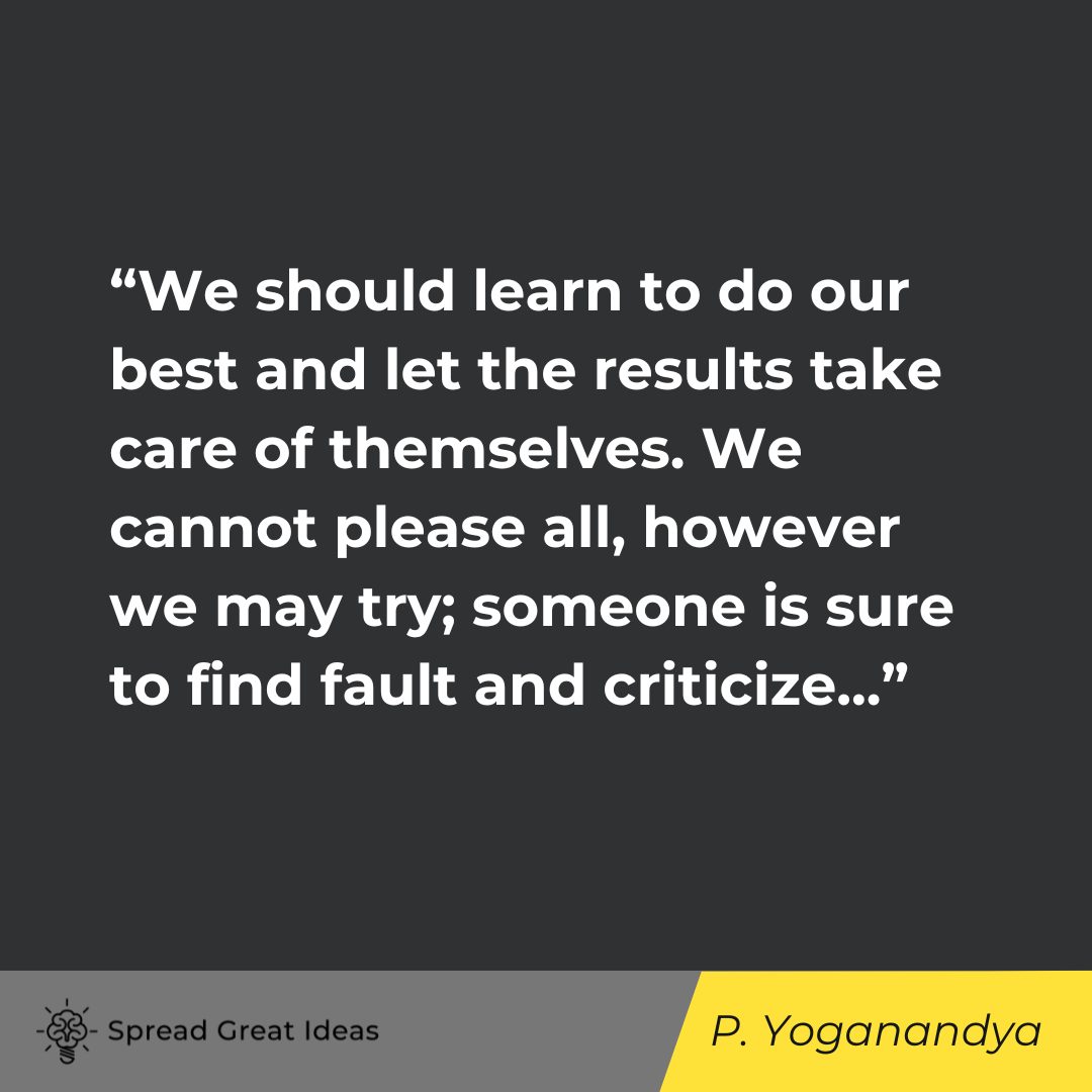 Parmahansa Yoganandya on Doing Your Best Quotes