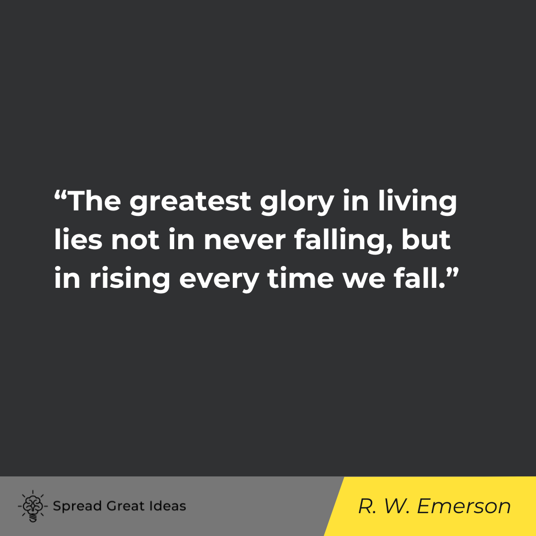 Ralph Waldo Emerson on Resilience Quotes