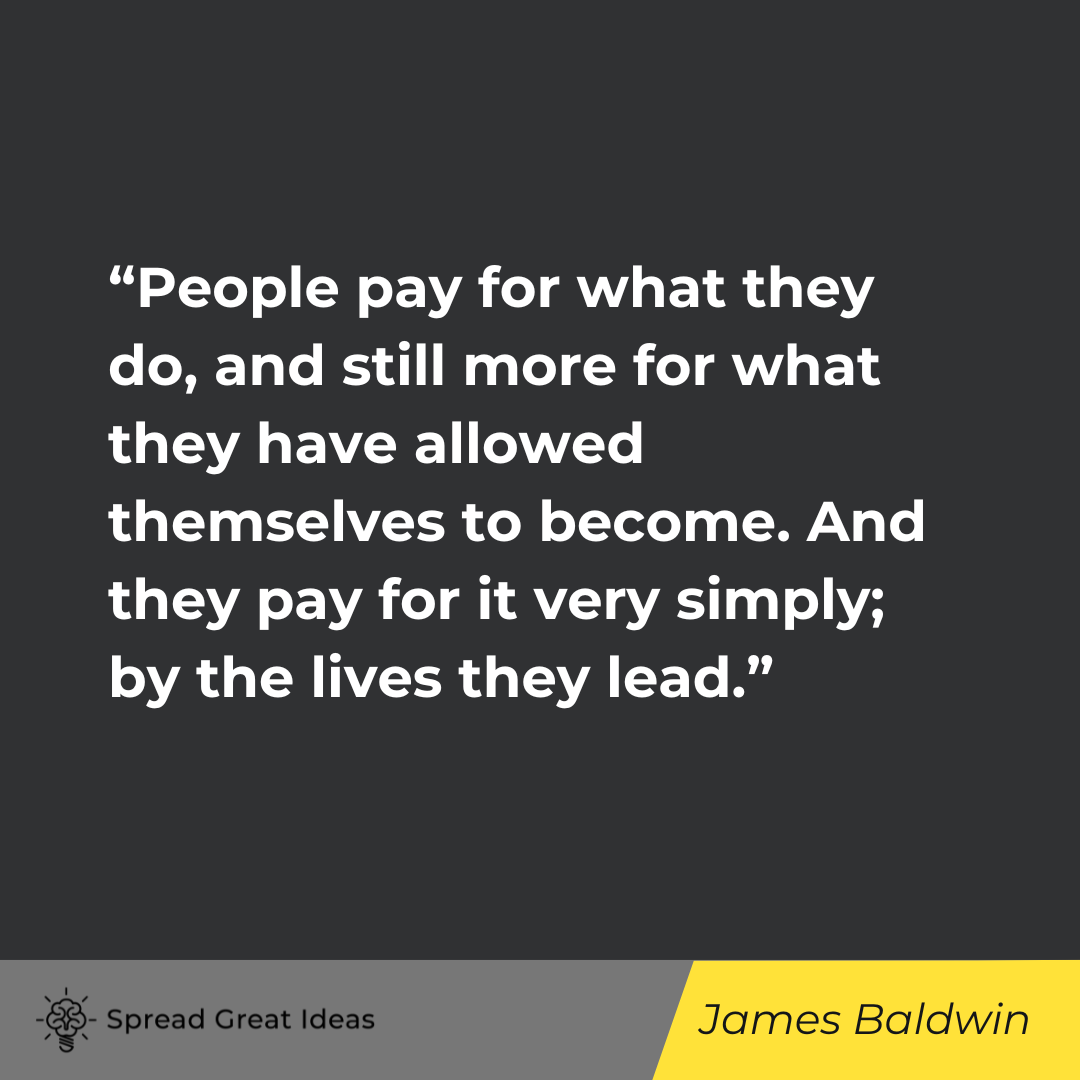 James Baldwin on Taking Action Quotes