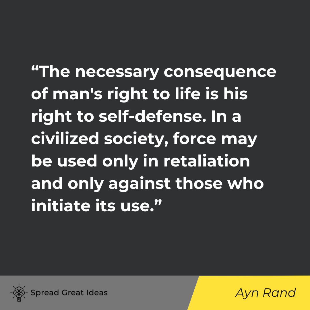 Ayn Rand on Use of Force Quotes