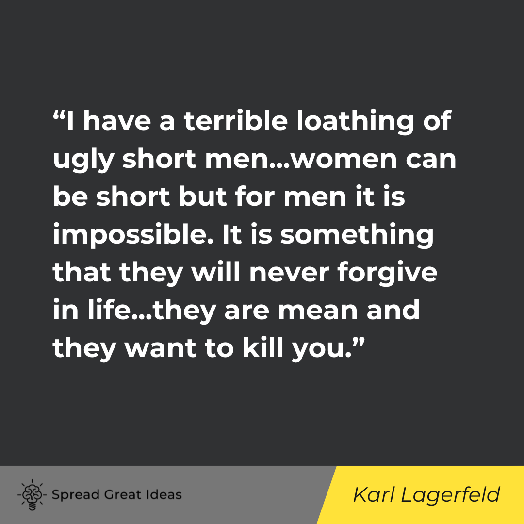 Karl Lagerfeld on Women & Men Quotes