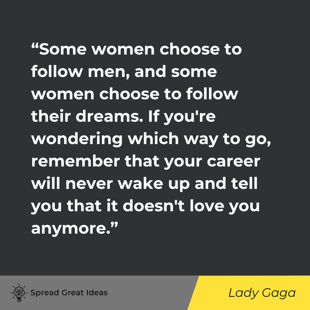 Lady Gaga on Women & Men Quotes