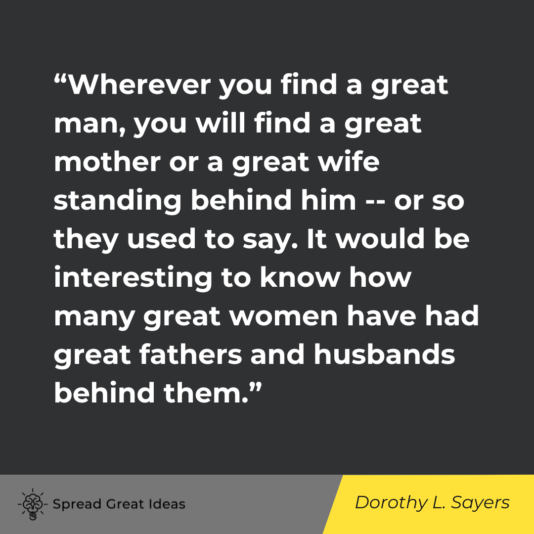 Dorothy L. Sayers on Women & Men Quotes