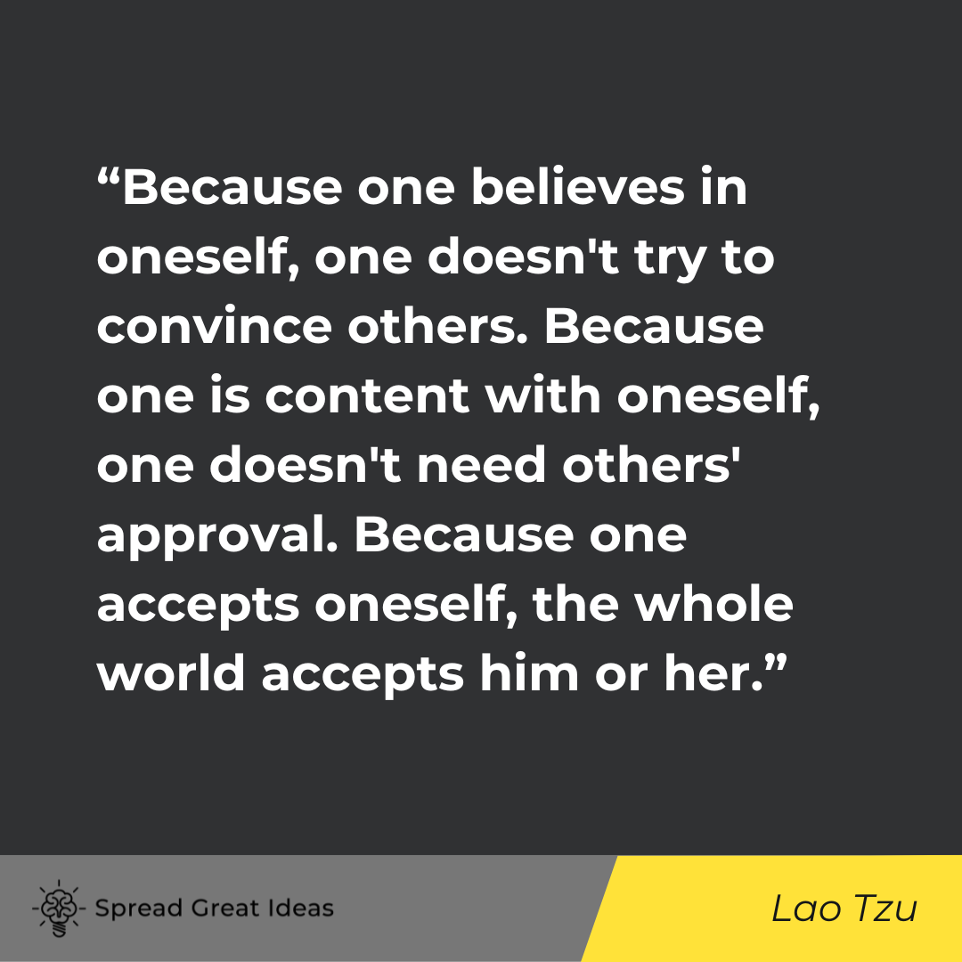 Lao Tzu on Self-Confidence Quotes