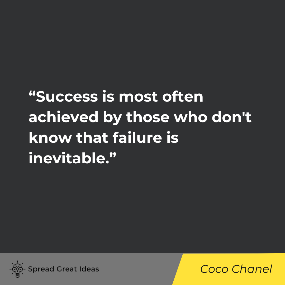 Coco Chanel on Self-Confidence Quotes