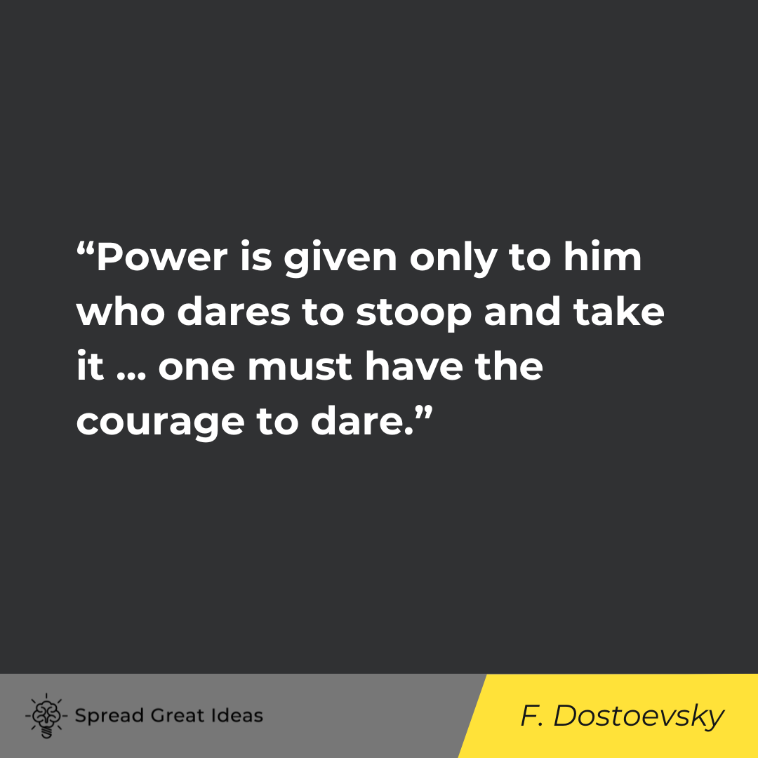 Fyodor Dostoevsky on Power & Strategy Quotes