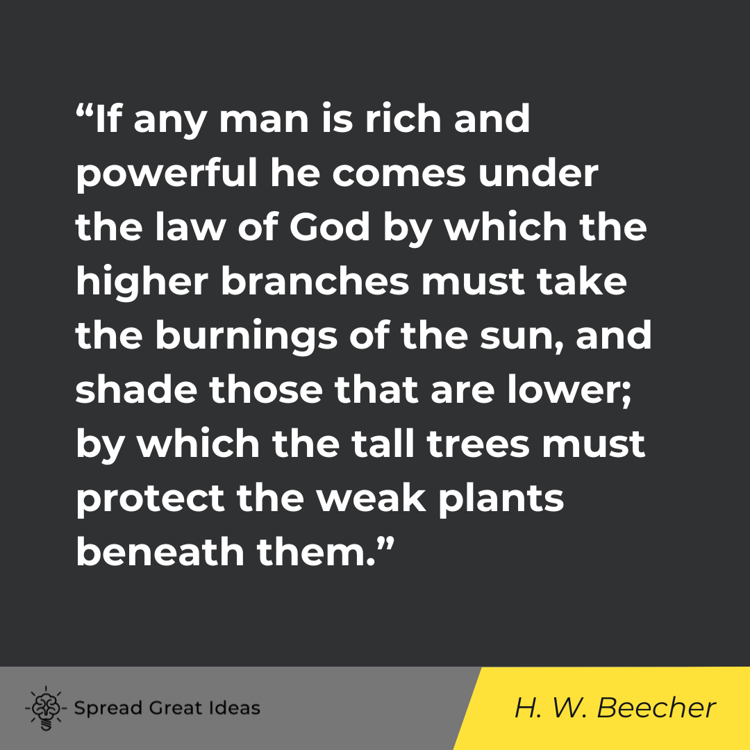 Henry Ward Beecher on Power & Strategy Quotes