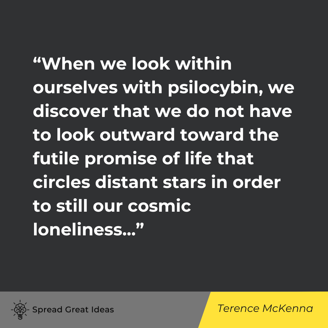 Terence McKenna on Psychedelics Quotes