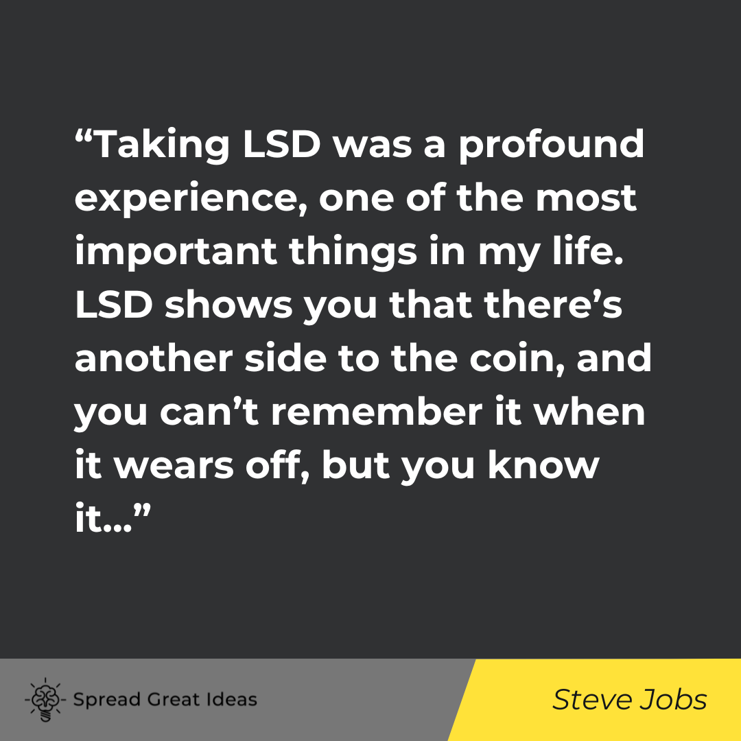 Steve Jobs on Psychedelics Quotes