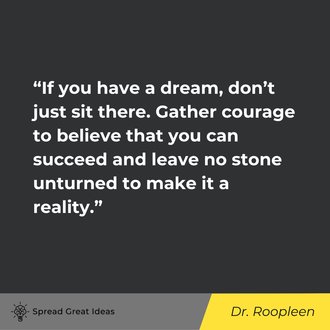 Dr. Roopleen on Self-Confidence Quotes